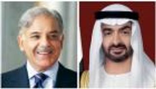 محمد بن زايد يجري اتصالاً هاتفياً مع رئيس وزراء باكستان