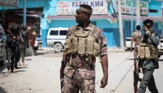 عناصر من الأمن الصومالي