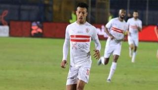 إسلام جابر لاعب نادي الزمالك المصري - أرشيفية