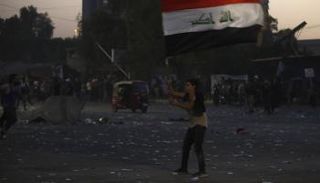 جانب من احتجاجات العراق