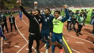 محمد الشناوي مع أبوجبل ومحمد صبحي