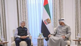  الشيخ محمد بن زايد آل نهيان ووزير خارجية الهند