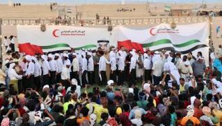 مهرجان الشيخ زايد يتوج فعاليته في سقطرى بعرس جماعي