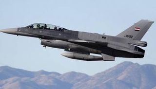 طائرة اف 16 تابعة لسلاح الجو العراقي