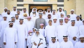 الشيخ محمد بن زايد آل نهيان يزور منزل سلطان النيادي
