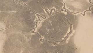 أحد مباني الصيد من العصر الجحري في الأردن