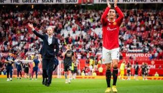 إيريك تين هاج وكريستيانو رونالدو