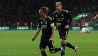 لوكا مودريتش أمام سيلتك