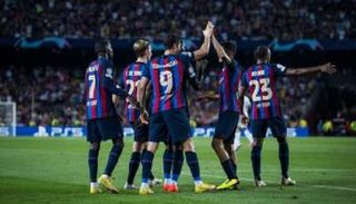 احتفال برشلونة 