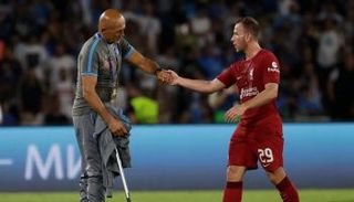 لوتشيانو سباليتي مدرب نابولي ضد ليفربول