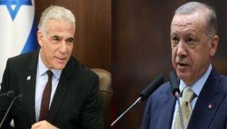 رجب طيب أردوغان ويائير لابيد