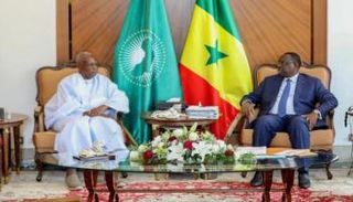 المبعوث الأممي إلى ليبيا مع الرئيس السنغالي 