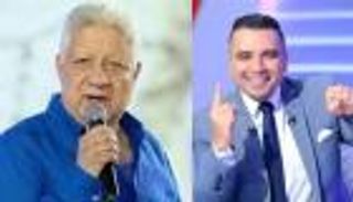 مرتضى منصور يطرد مذيع الزمالك على الهواء.. والسبب "رسالة موبايل" (فيديو)