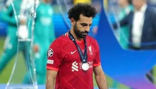 محمد صلاح  مع ليفربول عقب نهائي دوري أبطال أوروبا