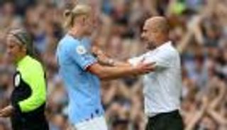 بكلمتين.. جوارديولا يفاجئ صحفيا بشأن هالاند