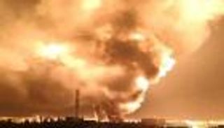 حريق ضخم بصهريج وقود في سبها الليبية.. ووقوع إصابات