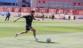 برونو سافيو في تدريبات الأهلي