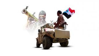 عناصر من القوات الجنوبية خلال تقدمها في أبين لتصفية أوكار الإرهاب