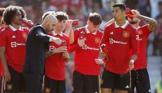 كريستيانو رونالدو وتين هاج - مانشستر يونايتد