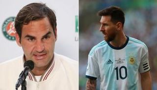 ميسي وفيدرر 