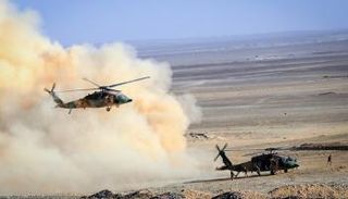 جانب من التمرين العسكري 