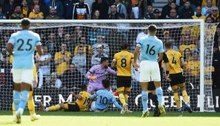 مباراة وولفرهامبتون ضد مان سيتي