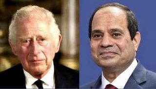 الرئيس المصري عبدالفتاح السيسي والعاهل البريطاني تشارلز الثالث