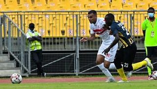 من مباراة الزمالك وإليكت التشادي