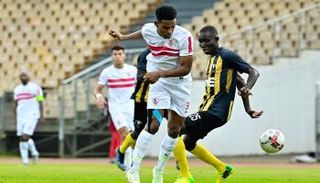 من مباراة الزمالك وإليكت التشادي في دوري أبطال أفريقيا