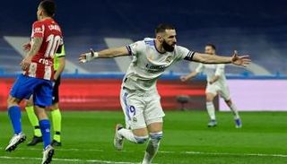 كريم بنزيما ضد أتلتيكو مدريد