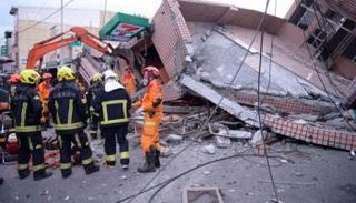 آثار زلزال تايوان