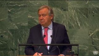 أنطونيو غوتيريش الأمين العام للأمم المتحدة 