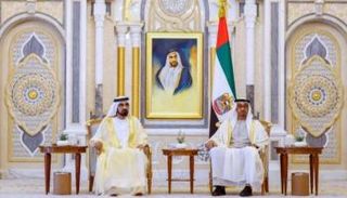 الشيخ محمد بن زايد آل نهيان والشيخ محمد بن راشد آل مكتوم