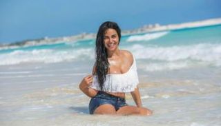 الممثلة المصرية نسرين أمين