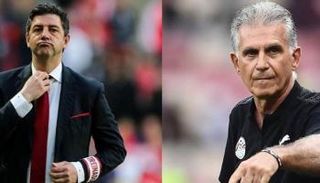 كيروش وفيتوريا مع منتخب مصر