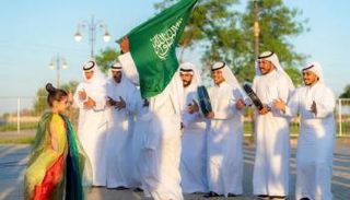 شعب المملكة يحتفل باليوم الوطني السعودي الـ92