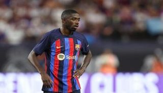 عثمان ديمبلي لاعب برشلونة الإسباني