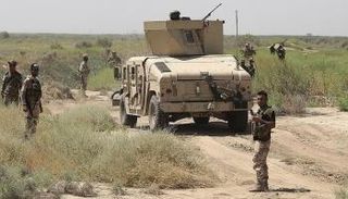 عناصر من الجيش العراقي خلال مهمة أمنية في محافظة ديالى
