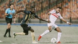 من مباراة الزمالك وإليكت التشادي في دوري أبطال أفريقيا