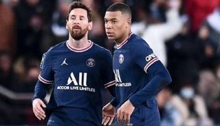 ليونيل ميسي وكيليان مبابي نجما باريس سان جيرمان