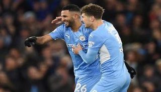 رياض محرز أمام مانشستر يونايتد