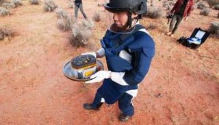 العينات التي تم استردادها من الكويكب 