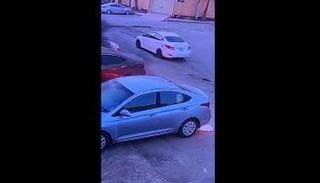 لحظة إشعال الجاني للنيران