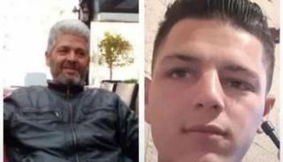 صورة نشرتها وسائل إعلام لبنانية للأب وابنه