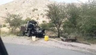 دورية استهدفها الحوثيون بصاروخ حراري