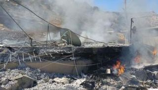 آثار القصف الإيراني على كردستان العراق