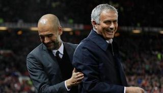 بيب جوارديولا وجوزيه مورينيو