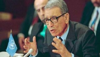 الدبلوماسي المصري الراحل بطرس غالي