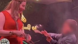 صورة من مقطع الفيديو