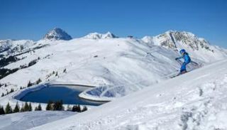 التزلج في جبال الألب